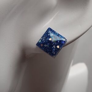 5/$25 Hand Crafted Blue Elegant Earrings